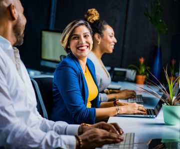 Group of people in an office